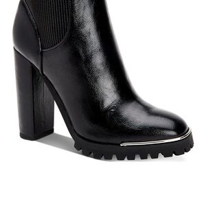 BCBGeneration Black Heeled Boots with Chunky Sole